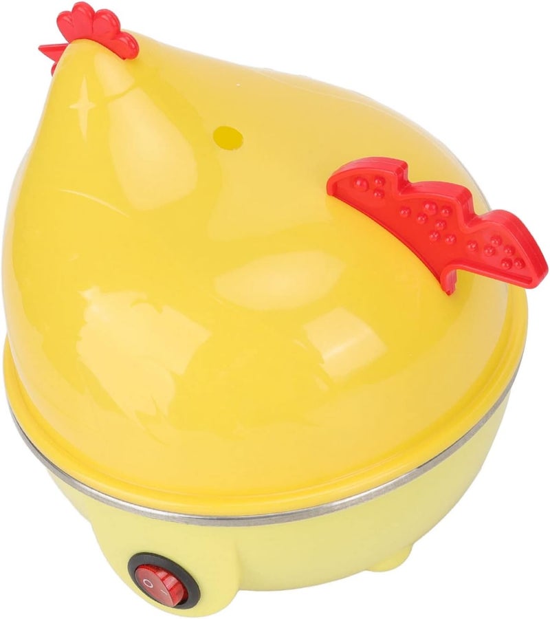 Jeanoko 1PCS Easy Egg Cooker, Quick Egg Cooker, Hard-Boiled Egg Cooker with 7 Egg Capacity, Automatic Shut Off Chicken Shape for Breakfast, Electric Egg Cookers Rapid Egg Cooker - Image 3